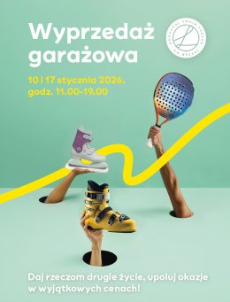 Wyprzedaż garażowa w Alei Bielany - małe stoisko