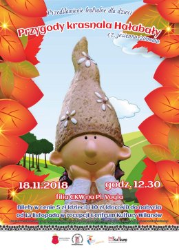 „Przygody krasnala Hałabały” - spektakl dla dzieci