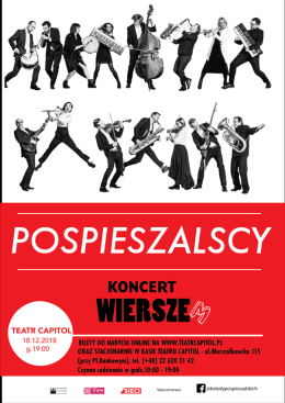 POSPIESZALSCY - KONCERT WIERSZEM