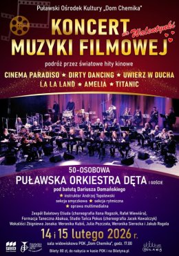 Koncert Muzyki Filmowej - Puławska Orkiestra Dęta i Goście
