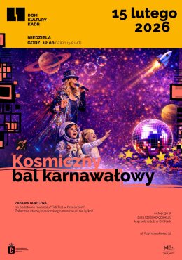 Kosmiczny bal karnawałowy dla dzieci (3-8 lat)