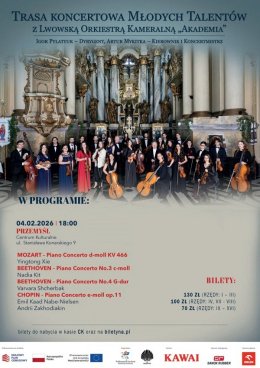 Trasa koncertowa Młodych Talentów z Lwowską Orkiestrą Kameralną "Akademia"