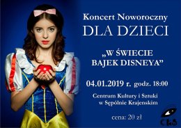 Bajkowy koncert noworoczny dla dzieci