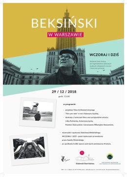 Beksiński w Warszawie - wczoraj i dziś
