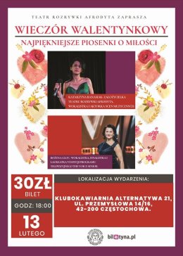 Wieczór Walentynkowy- Najpiękniejsze piosenki o miłości