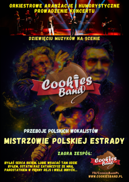 Mistrzowie Polskiej Estrady – koncert Cookies Band na żywo