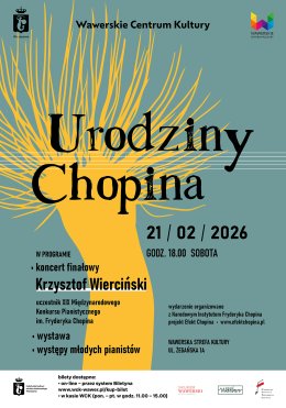 Urodziny Chopina - 21.02.2026 godz. 18.00 WSK
