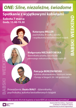 „ONE: silne, niezależne, świadome” | Spotkania z wyjątkowymi kobietami