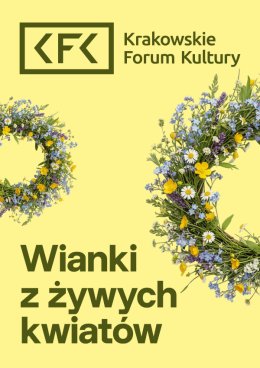 Wianki z żywych kwiatów