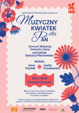 MIEJSKA ORKIESTRA DĘTA - MUZYCZNY KWIATEK DLA PAŃ