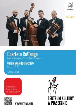Cuarteto Re!Tango Muzyczna podróż do Buenos Aires