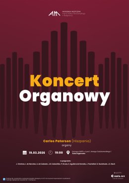 Koncert Organowy: Carlos Paterson