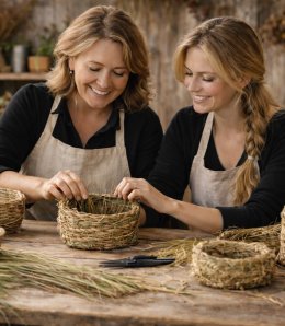 TWORZĘ Z NATURY – sztuka wyplatania z traw