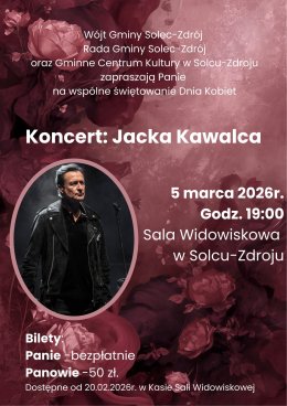 Koncert Jacka Kawalca z okazji Dnia Kobiet