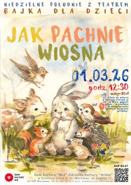 Bajka dla dzieci – „Jak pachnie wiosna” w wykonaniu Teatru Jumaja