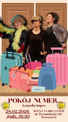 Pokój numer - komedia improwizowana na żywo w wykonaniu Teatru Improwizacji Afront