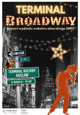UMFC: Gala musicalowa Terminal – Broadway 2026. Koncert wydziału wokalno-aktorskiego