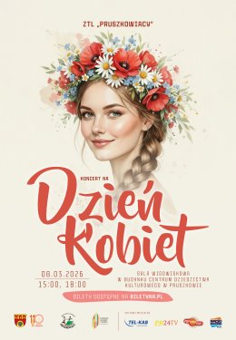 Koncert  Zespołu Tańca Ludowego „PRUSZKOWIACY” z okazji Dnia Kobiet