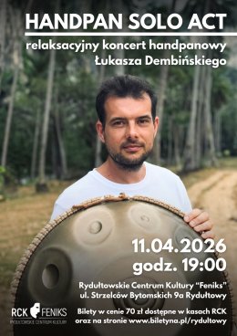 HANDPAN SOLO ACT - koncert handpanowy Łukasza Dembińskiego