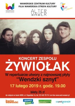 Żywiołak - koncert. Alter Wawer