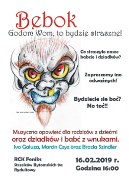 Gwarowy spektakl muzyczny dla dzieci "Powrót Beboka"