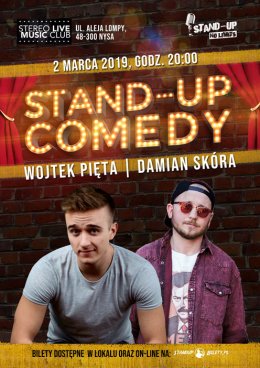 Stand-up: Wojtek Pięta i Damian Skóra