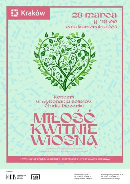 Studio Piosenki NCK – koncert „Miłość kwitnie wiosną”