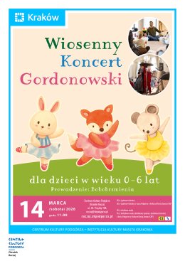 Wiosenny Koncert Gordonowski dla dzieci w wieku 0–6 lat