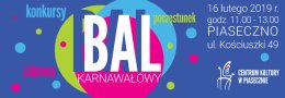 BAL KARNAWAŁOWY dla dzieci w wieku 2-6 lat