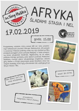 Afryka, śladami Stasia i Nel - Akademia Odkrywcy im. Tony Halika