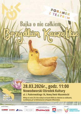 PORANEK Z TEATREM: „Bajka o nie całkiem Brzydkim Kaczątku"