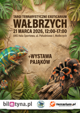 Wałbrzych - Targi Terrarystyczne Exoticarium + Wystawa Pająków