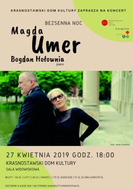 KONCERT MAGDY UMER I BOGDANA HOŁOWNI – BEZSENNA NOC