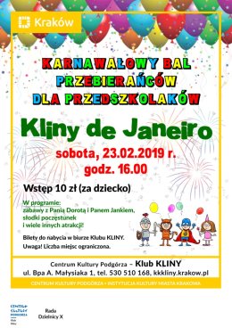 Karnawałowy Bal Przebierańców Dla Przedszkolaków