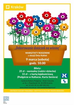 Dekorowanie doniczek - warsztaty rodzinne