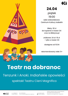 "Tenzunk i Anoki Indiańskie Opowieści"