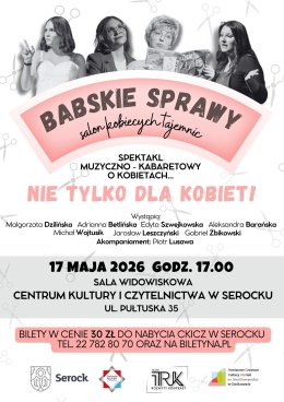 Teatr Rozmyty Kontrakt: Babskie sprawy - salon kobiecych tajemnic