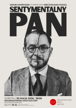 Koncert "Sentymentalny Pan" - Jakub Gawrysiak w repertuarze Mieczysława Fogga