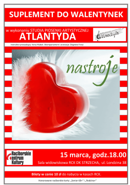 SUPLEMENT DO WALENTYNEK - NASTROJE