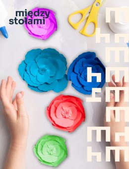 Kreatywny stół - Warsztaty dla dzieci - Kwiatowe obrazy dla Mamy