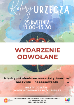 Kolory Urzecza - międzypokoleniowe warsztaty tworzenia naszywek i naprasowanek w Murowance