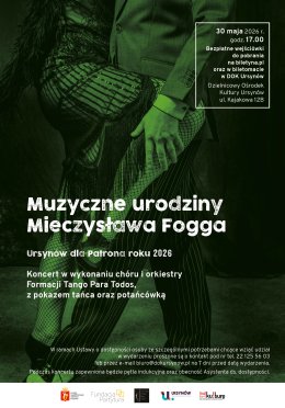 „Muzyczne urodziny Mieczysława Fogga – Ursynów dla Patrona roku 2026”