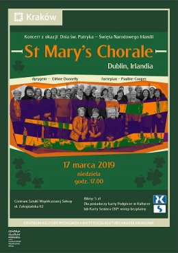 St Mary's Chorale - koncert z okazji Dnia św. Patryka