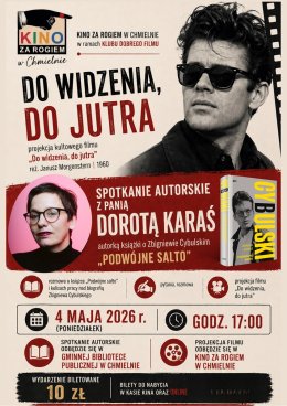 Projekcja z spotkaniem autorskim z Panią Dorotą Karaś