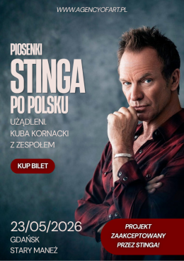 Piosenki Stinga po polsku. Zgoda samego STINGA! Kuba Kornacki z zespołem Użądleni. Jedyny taki projekt w Polsce!