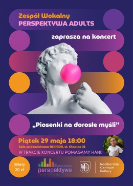PERSPEKTYWA ADULTS: PIOSENKI NA DOROSŁE MYŚLI – koncert