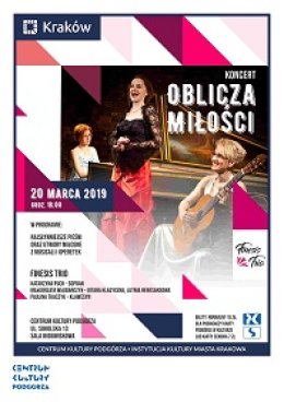 Koncert "Oblicza miłości" w wykonaniu Finesis Trio
