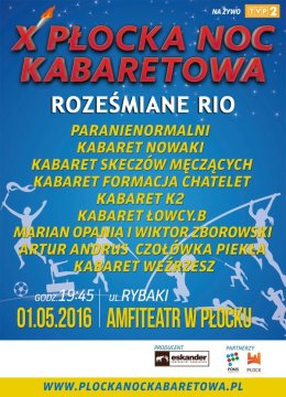 X Płocka Noc Kabaretowa - Roześmiane Rio - realizacja TVP2