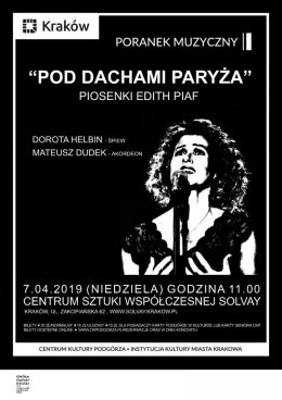Cykliczny Poranek Muzyczny "Pod Dachami Paryża"
