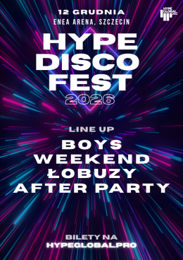 Festiwal Muzyki Disco 2026 w Szczecinie - Hype Disco Festiwal